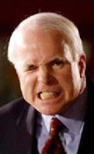 John McCain in a lighter moment.